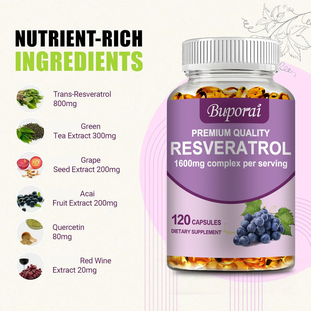 Resveratrol - Supports Skin
