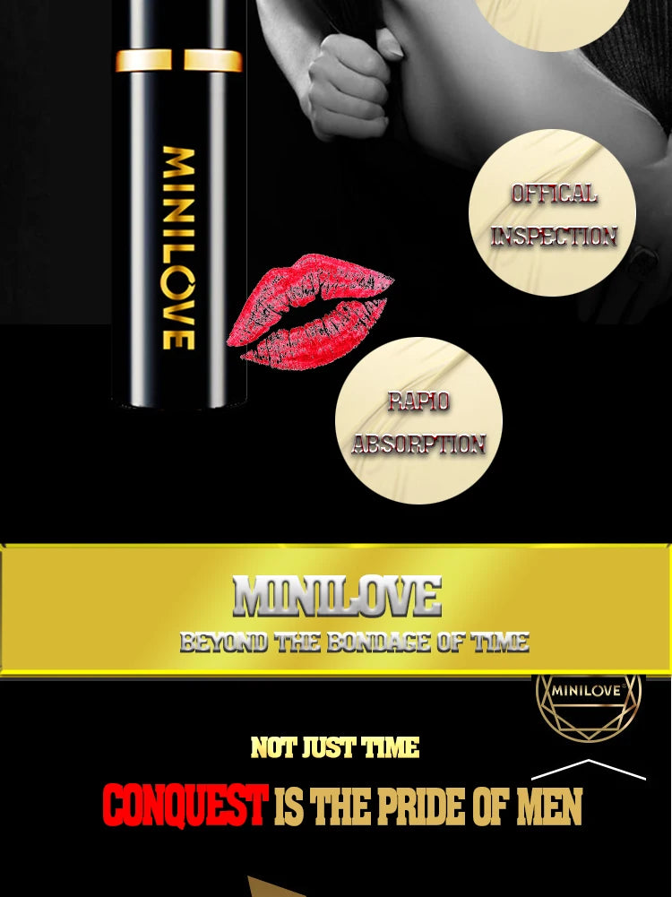 minilove Sex Delay spray for Men Male External Use Anti Premature Ejaculation Prolong 60 minutes penis enlargement cream