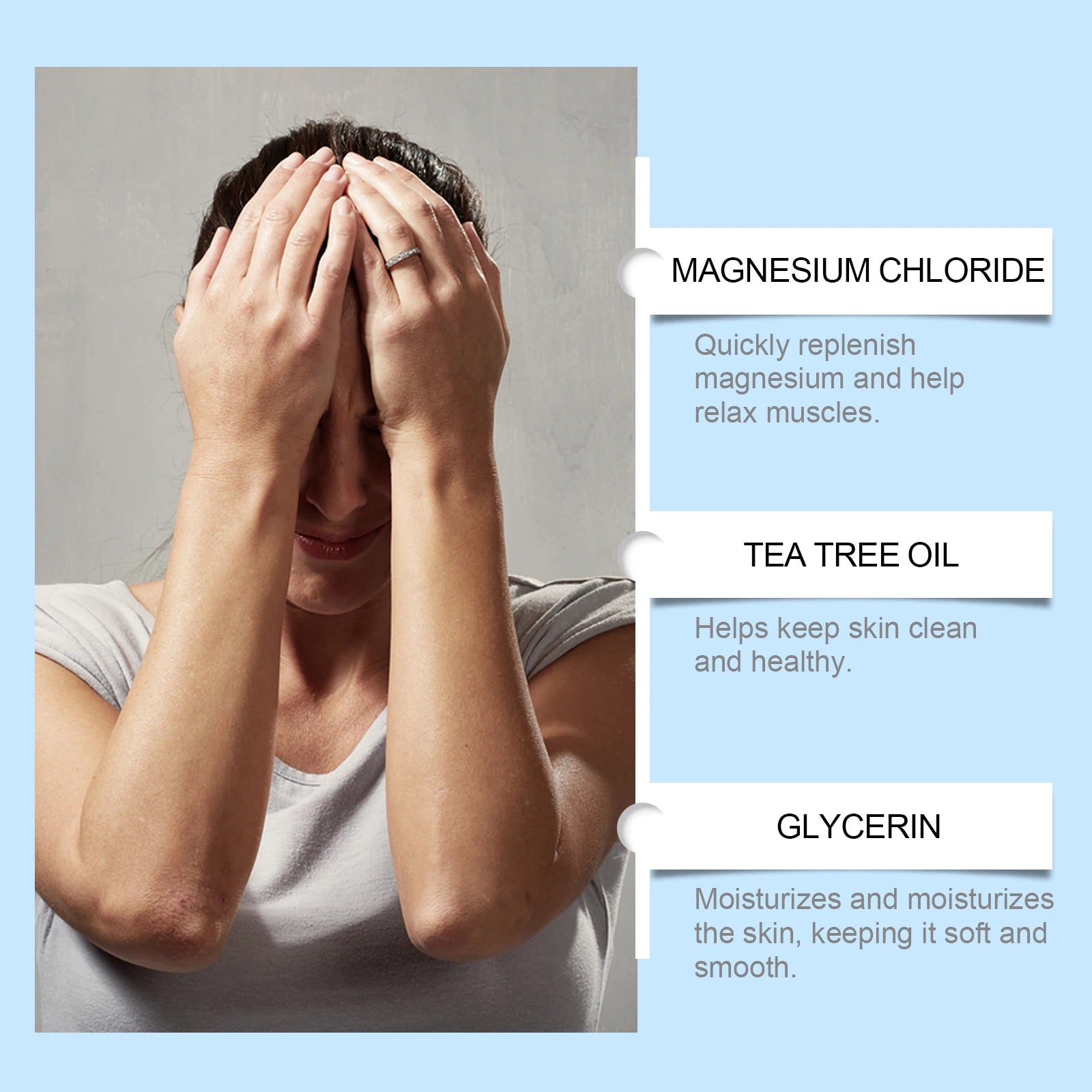 Essential Oil Magnesium Spray Relieves Muscle Body Pain Smoothes Softens Skin Magnesium Oil Spray Relaxation Better Sleep Care