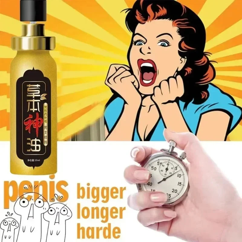 Male Sex Delay Spray Prevent Prematur Ejaculation Lasting Prolong Products External Penis Growth Enlargement Fast Erection Serum