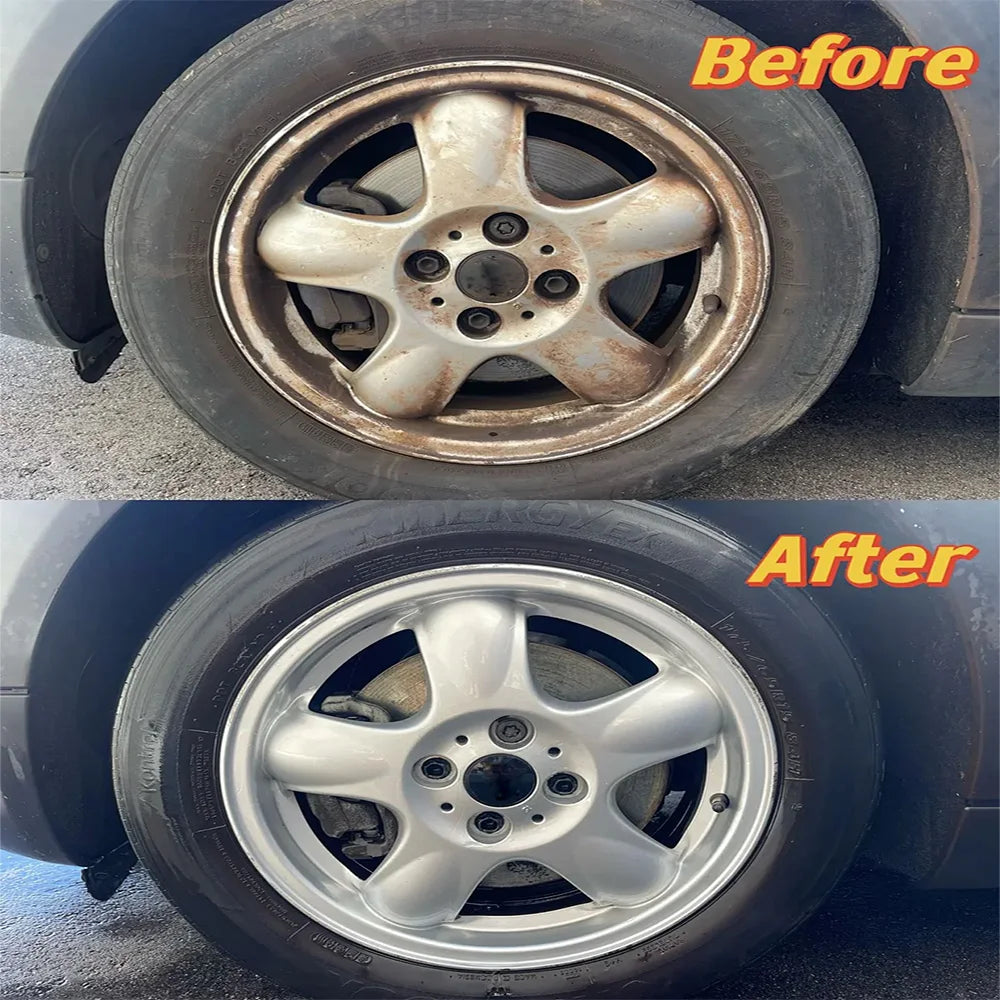 100ML Multi Purpose Rust Spray Remover Spray Car Maintenance Iron Powder Clean Anti-rust Lubricant Metal Surface ChromePaint