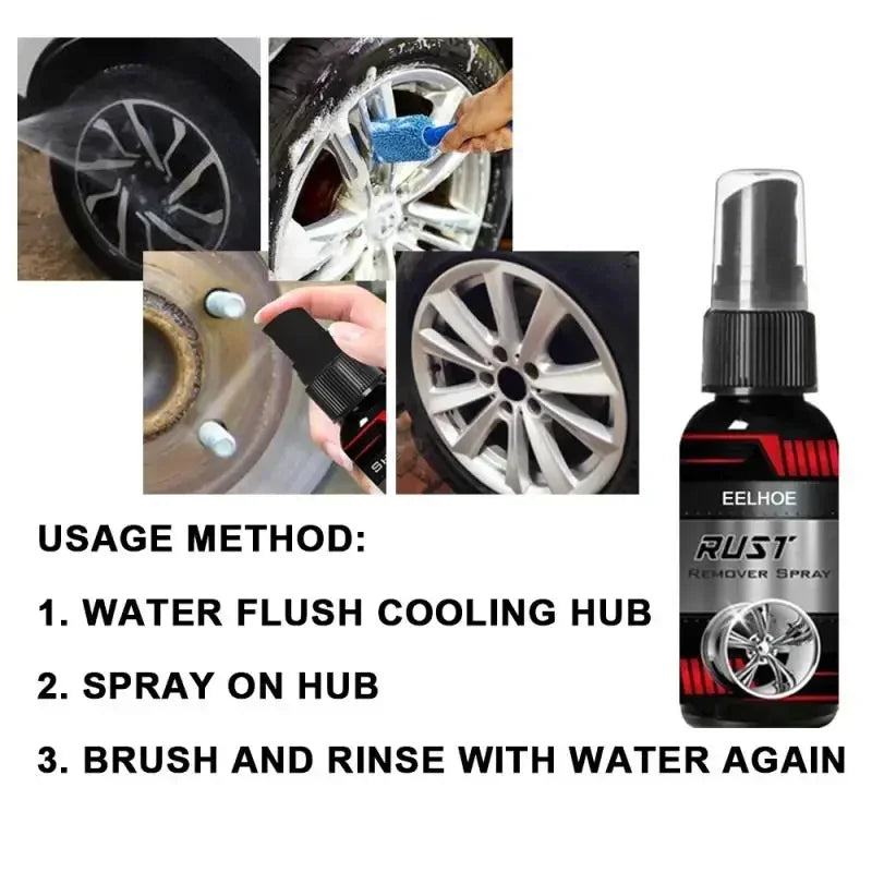 100ML Multi Purpose Rust Spray Remover Spray Car Maintenance Iron Powder Clean Anti-rust Lubricant Metal Surface ChromePaint