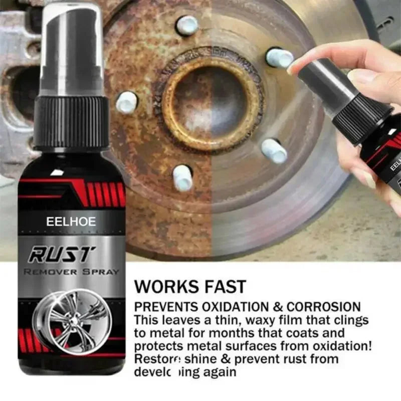 100ML Multi Purpose Rust Spray Remover Spray Car Maintenance Iron Powder Clean Anti-rust Lubricant Metal Surface ChromePaint