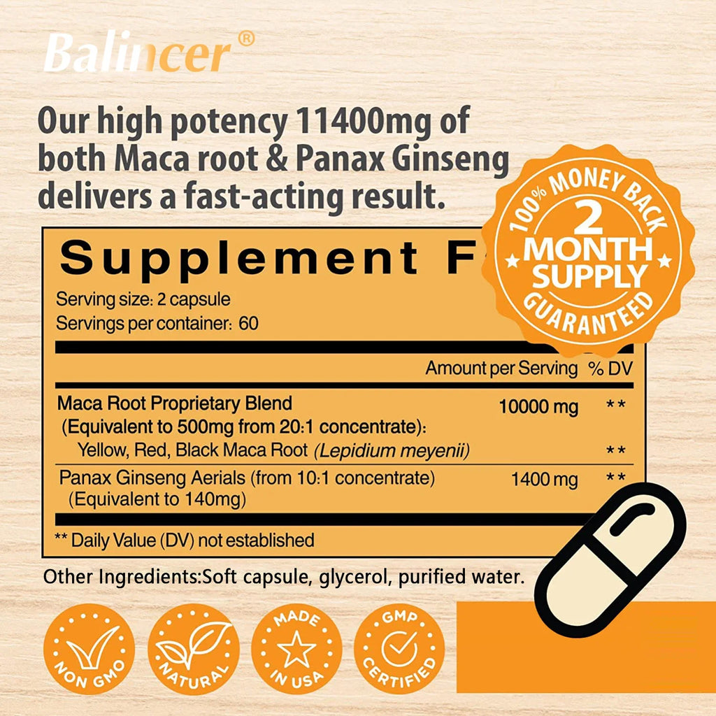 Maca Root + Ginseng