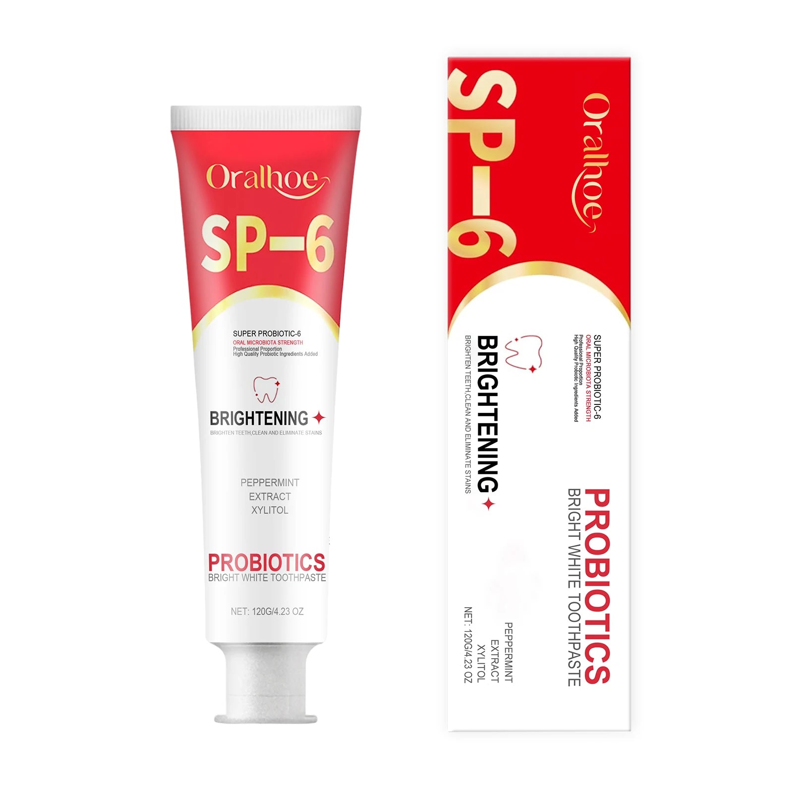 Sp 6 Probiotic Toothpaste Dental Stone Removal Improve Tooth Yellow Remove Stains Prevent Periodontitis Teeth Whitening Products